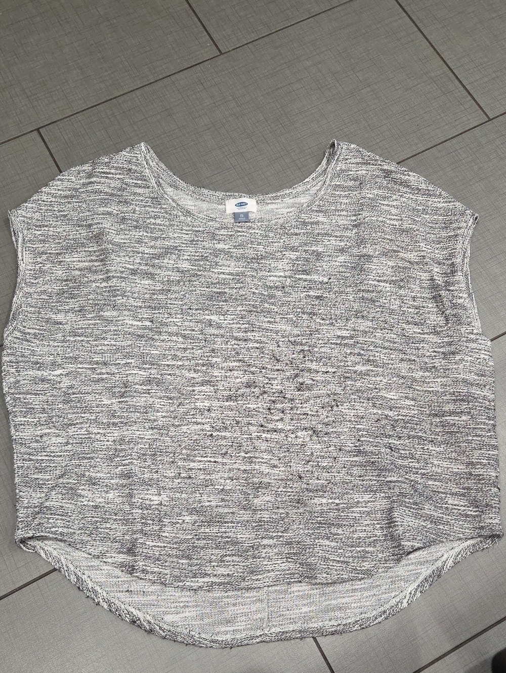 Old Navy Heathered Gray Short Sleeve Tee XL